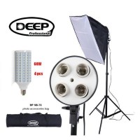 Набор постоянного LED света Deep 50x70cм 60W*4 Е27 + Bag 75